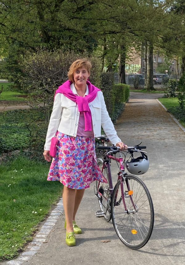 Fahrradrock Pink Blüten – Bild 2